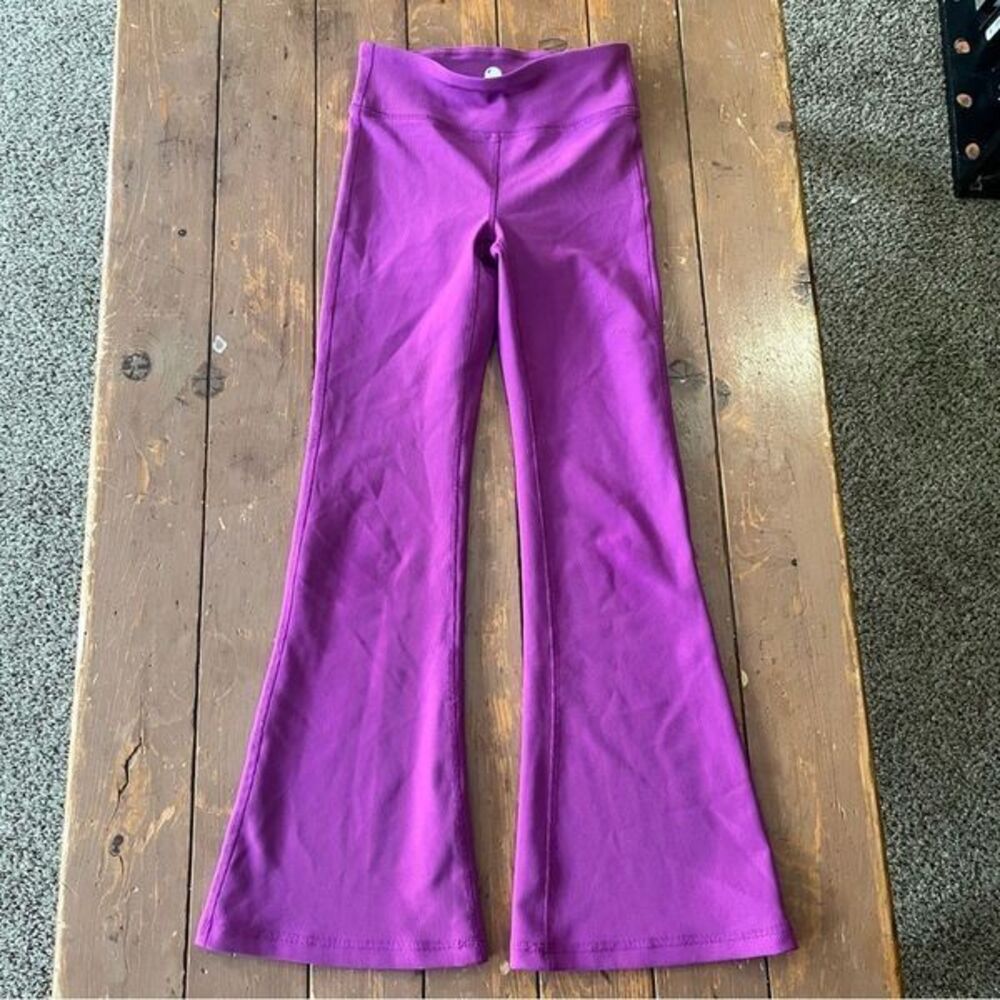 Yogalicious Girls Active Ribbed Flare Leggings